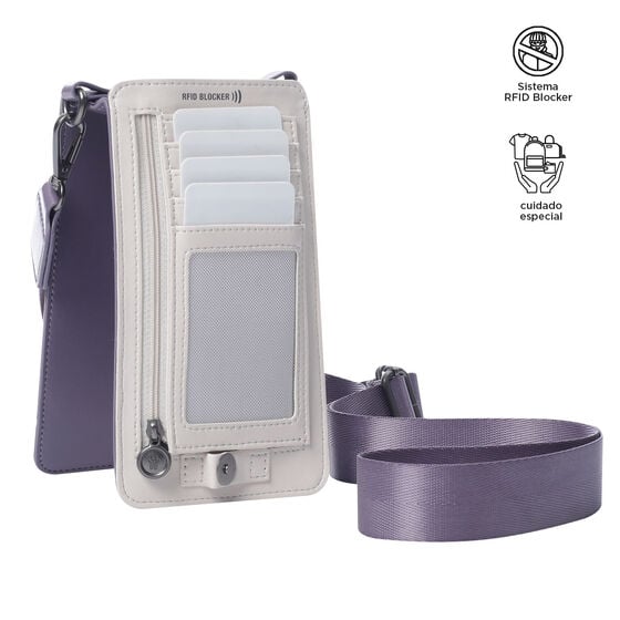 totto Portateléfono Style - Negro/morado Envío gratis