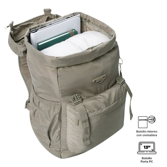 totto Mochila plegable Collapse - Desert Taupe Oferta especial de fábrica