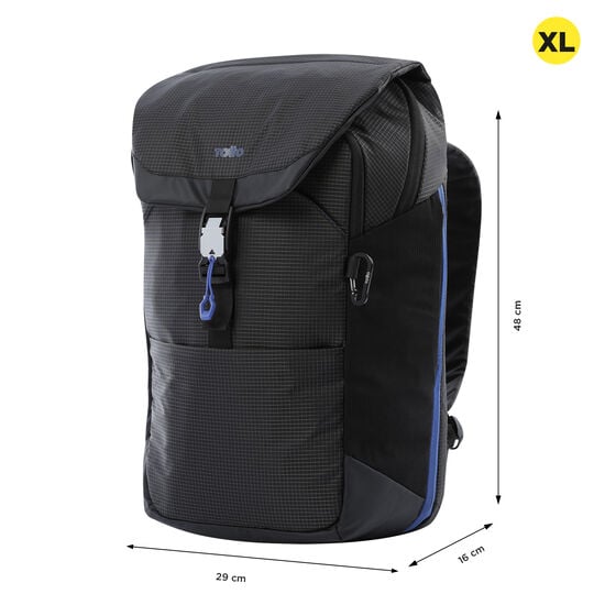 totto Mochila Dual - Black Ofertas especiales
