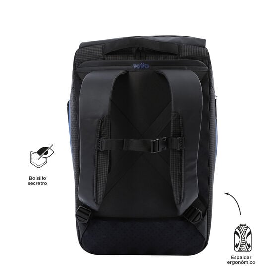 totto Mochila Dual - Black Ofertas especiales