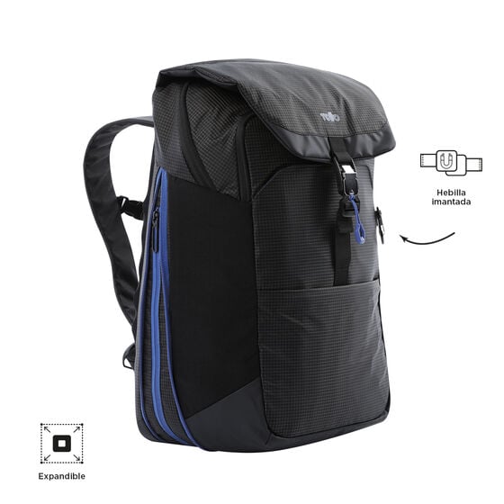 totto Mochila Dual - Black Ofertas especiales