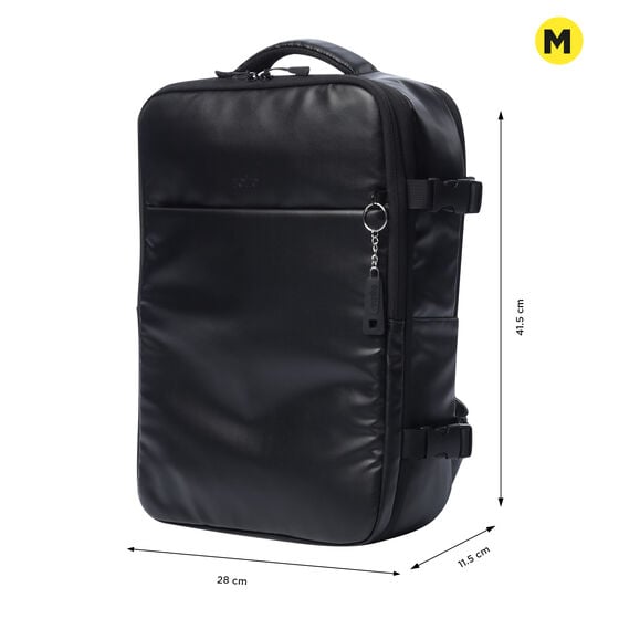 totto Mochila Grow - Black Precio ultrabajo