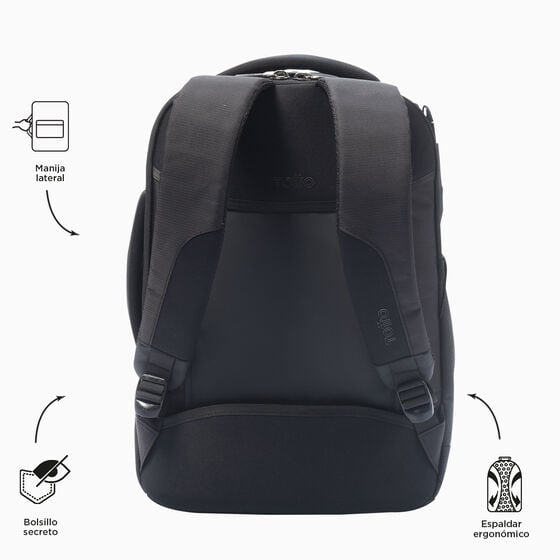 totto Mochila GTX 2.0 L - Black Oferta especial