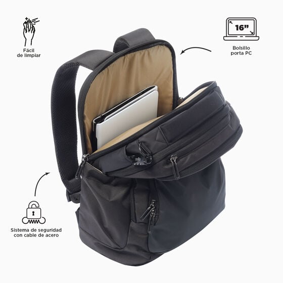 totto Mochila GTX 2.0 L - Black Oferta especial