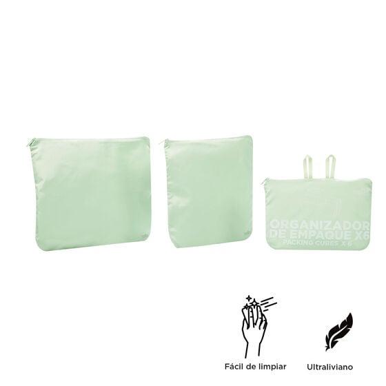 totto Organizador de viaje Packing Cube X6 - verde Tarmac Promoción por tiempo limitado
