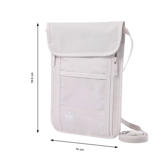 totto Porta Pasaporte Hang - White Sand Oferta especial de fábrica