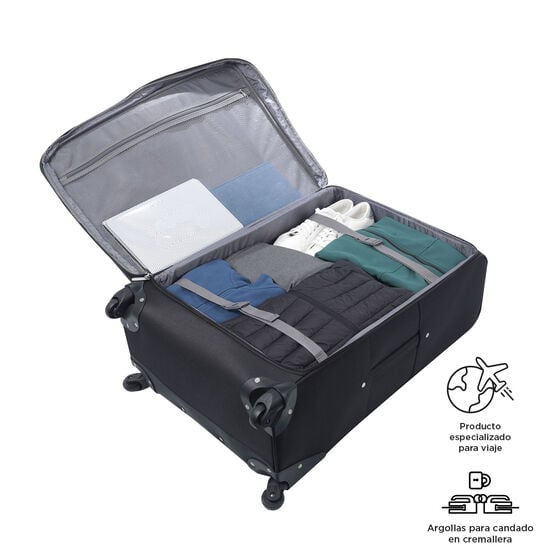 totto Maleta Andromeda L 2.0 - Negro Ahorra y exporta