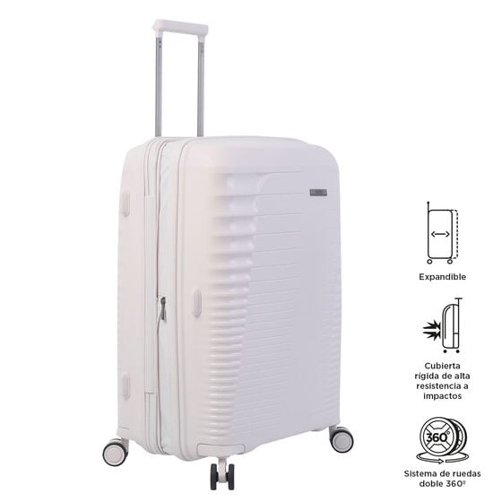 totto Maleta Traveler M - White Sand Oferta exclusiva