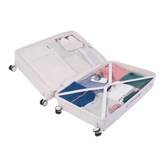 totto Maleta Traveler L - White Sand Última moda