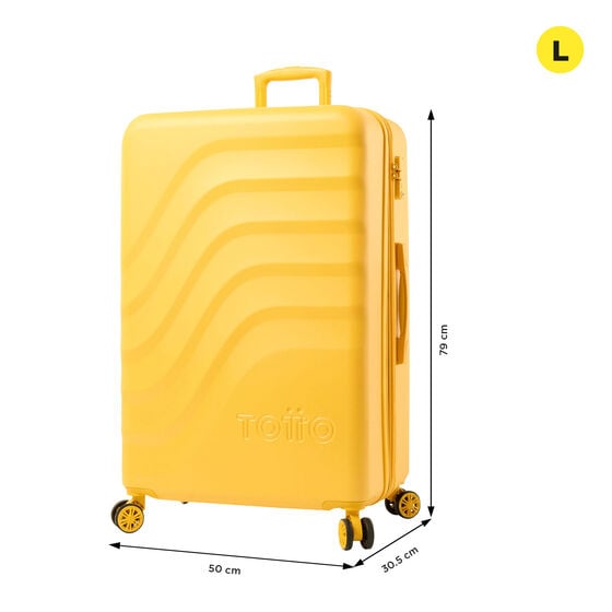 totto Maleta Bazy+ L - Super Lemon Ofertas de temporada