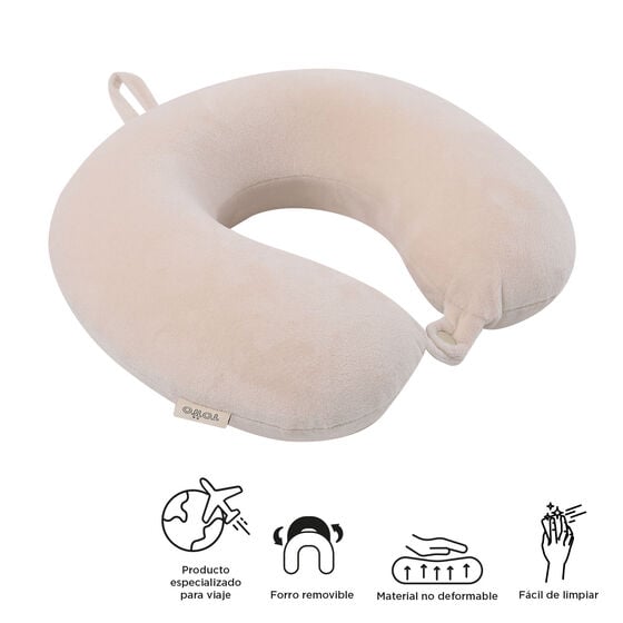 totto Almohada de viaje Pylot - White Sand 2025