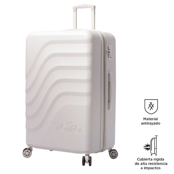 totto Juego de maletas Expandible Bazy+ - White Sand Rebajas de fábrica