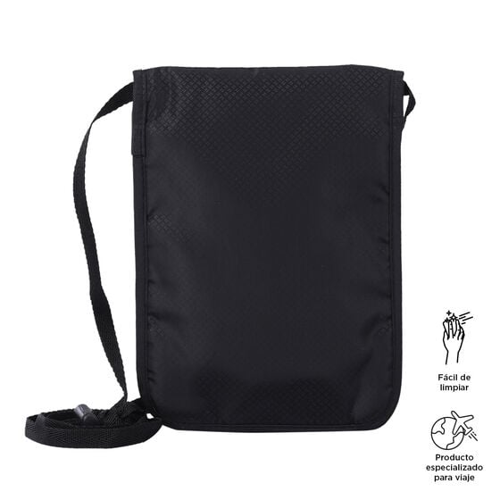 totto Porta Pasaporte Hang - Black Precio de fábrica