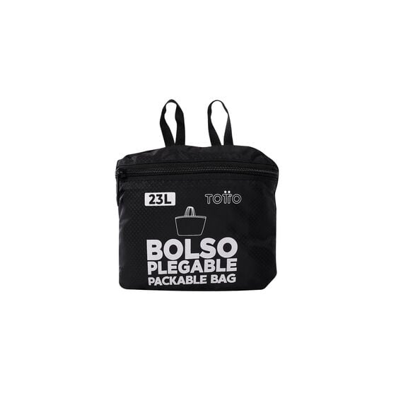 totto Bolso plegable Ramel - Negro Superdescuento