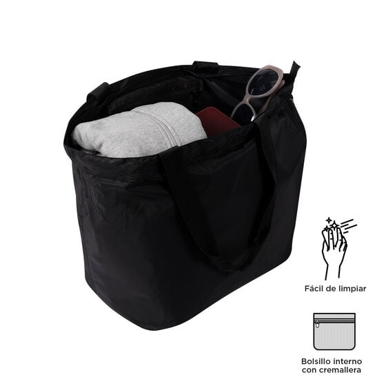 totto Bolso plegable Ramel - Negro Superdescuento