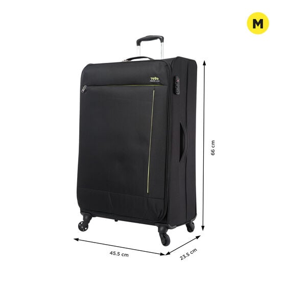 totto Maleta Travel Lite M - Negro Limitado a 3 días