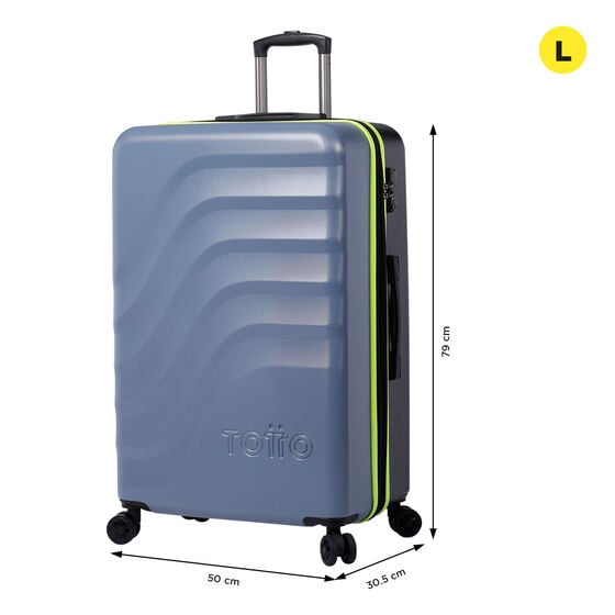 totto Maleta Bazy+ L - Folkstone Gray Descuento por venta flash