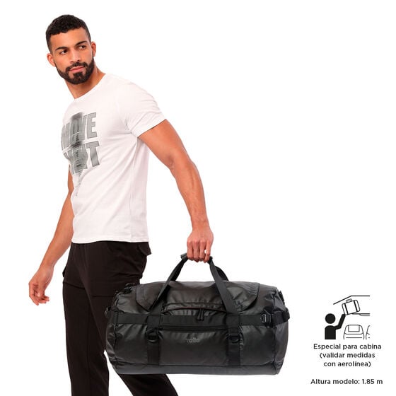 totto Bolsa 2 en 1 negro - Barrel Liquidación