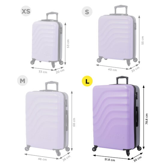 totto Maleta Bazy L - Morado Mejor oferta