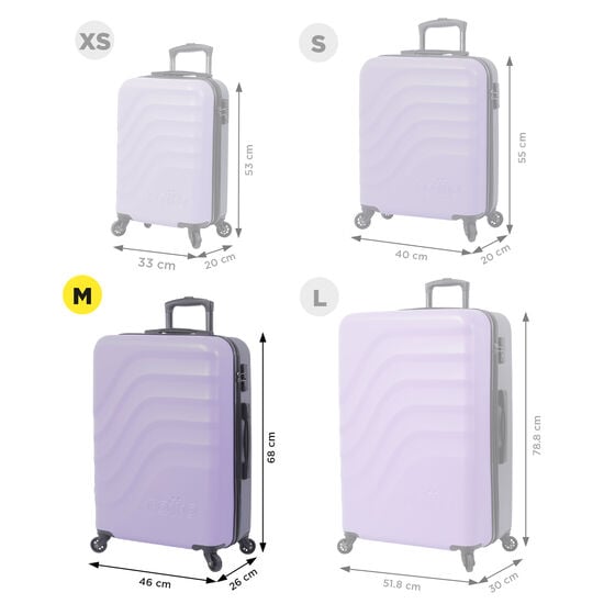 totto Maleta Bazy M - Morado Envío gratis