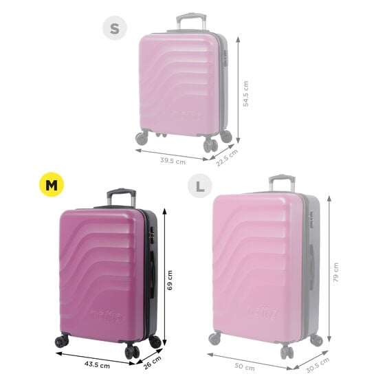 totto Maleta Bazy+ M Rosa Promoción por tiempo limitado