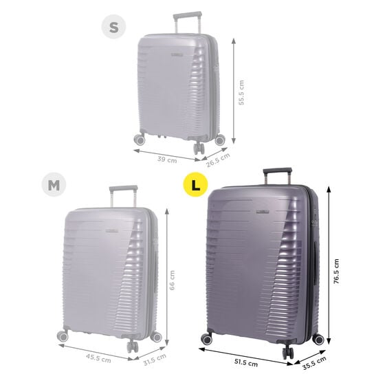 totto Maleta Traveler L - Morado 2 Superdescuento