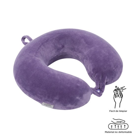 totto Almohada de viaje Pylot - Morado Oferta exclusiva