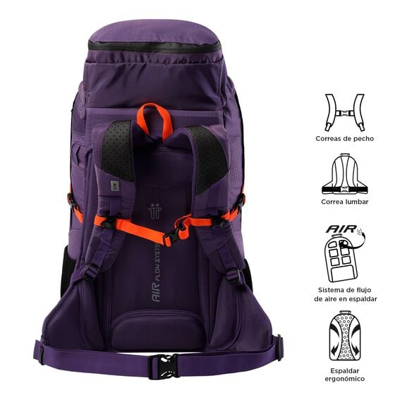 totto Mochila Summit 45 - Morado Ofertas de temporada