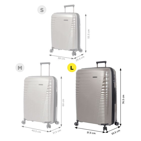 totto Maleta Traveler L - Marrón Rebajas de fin de temporada