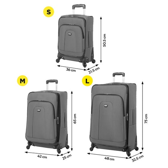 totto Juego de maletas morado - Andromeda 2.0 Outlet online
