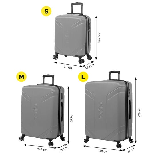 totto Juego de maletas Mediana Expandible Yakana -orado Gran oferta