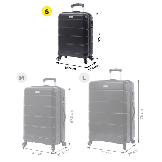 totto Maleta Rayatta S - Negro Descuento