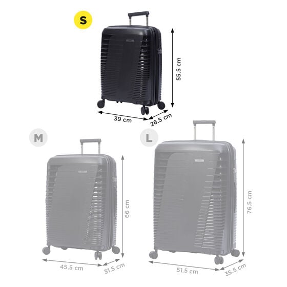 totto Maleta Traveler S - Negro Envío internacional gratuito