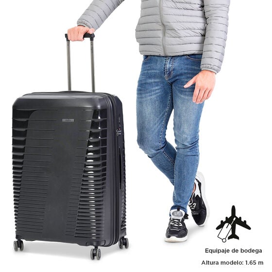 totto Maleta Traveler L - Negro Precios de Black Friday