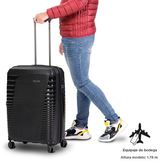 totto Maleta Traveler M - Negro En oferta
