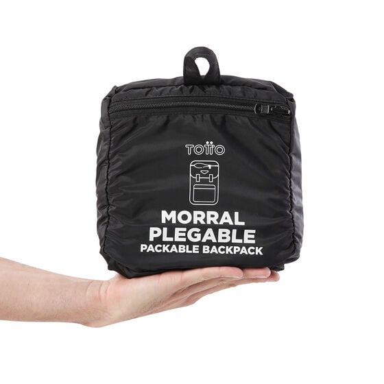totto Mochila plegable Collapse - Negro Última moda