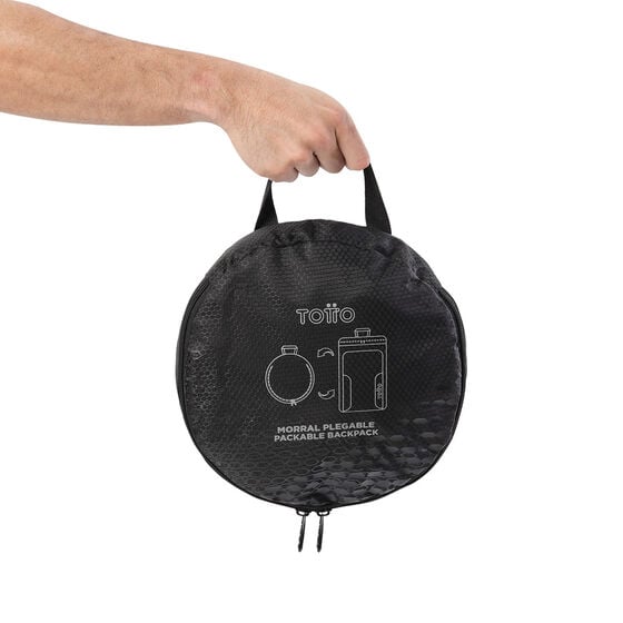 totto Bolsa plegable Gosum - Black Ofertas de temporada