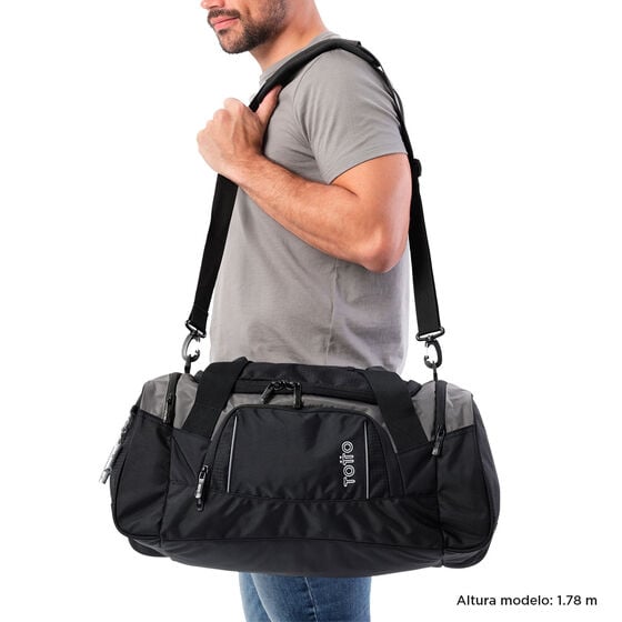 totto Bolsa Cobred - S Negro y gris Ofertas especiales