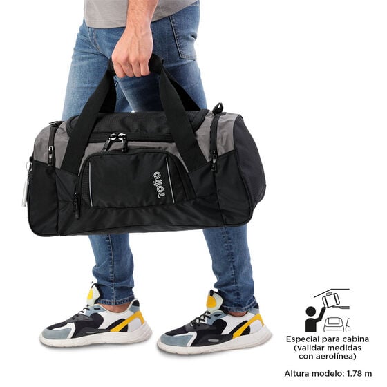 totto Bolsa Cobred - S Negro y gris Ofertas especiales
