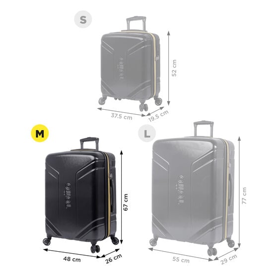 totto Maleta Yakana M - Negro Grandes ahorros