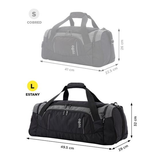 totto Bolsa de viaje Estany - Negro Ventas relámpago