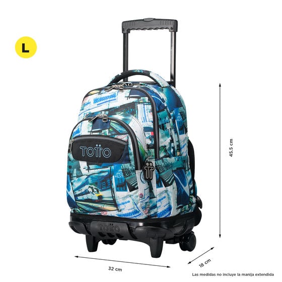 totto Mochila Renglones - Postales y casetes Envío gratis