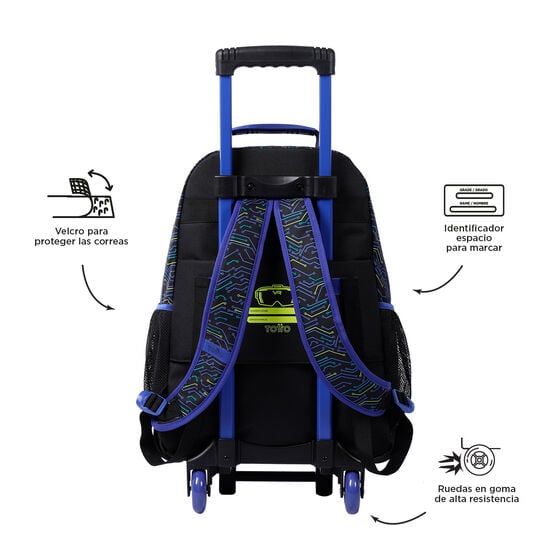totto Mochila de ruedas Mettaverse L Precio de fábrica