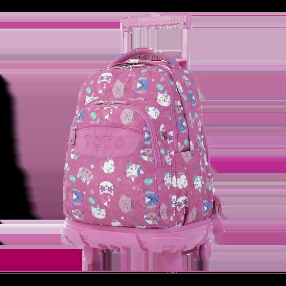 totto Mochila Renglones - Fiesta Gatitos Promoción trimestral