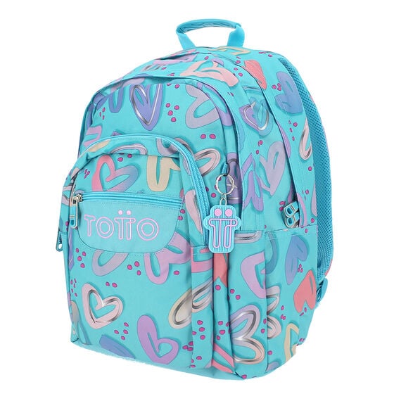 totto Mochila Lápiz - Corazones pintados Devoluciones gratuitas