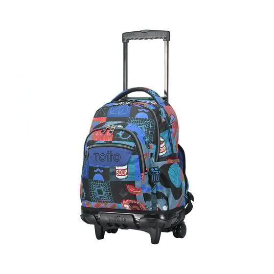 totto Mochila Renglones - Cyber Monstruos Ofertas