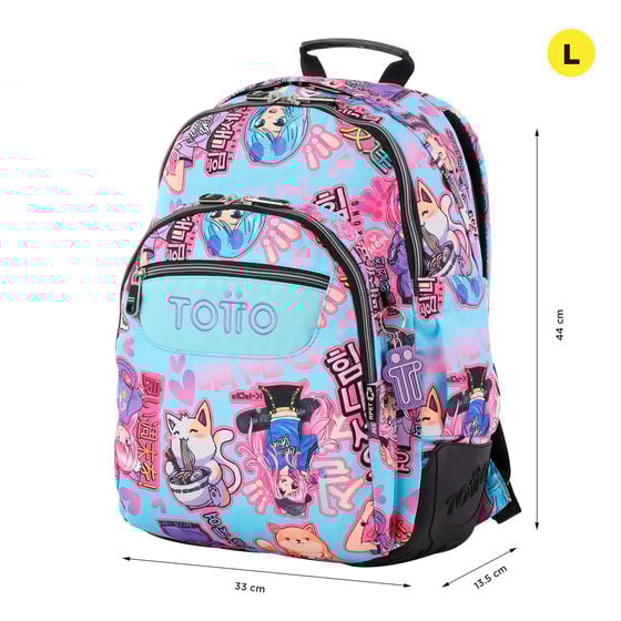 totto Mochila Crayoles - Anime Girls Rebajas baratas
