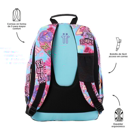 totto Mochila Crayoles - Anime Girls Rebajas baratas
