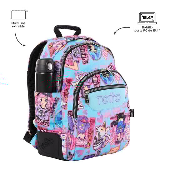 totto Mochila Crayoles - Anime Girls Rebajas baratas
