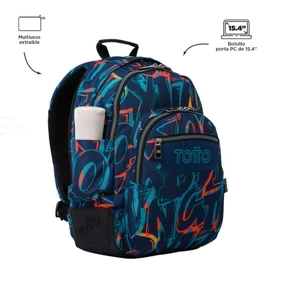totto Mochila Crayoles - Shock Tienda